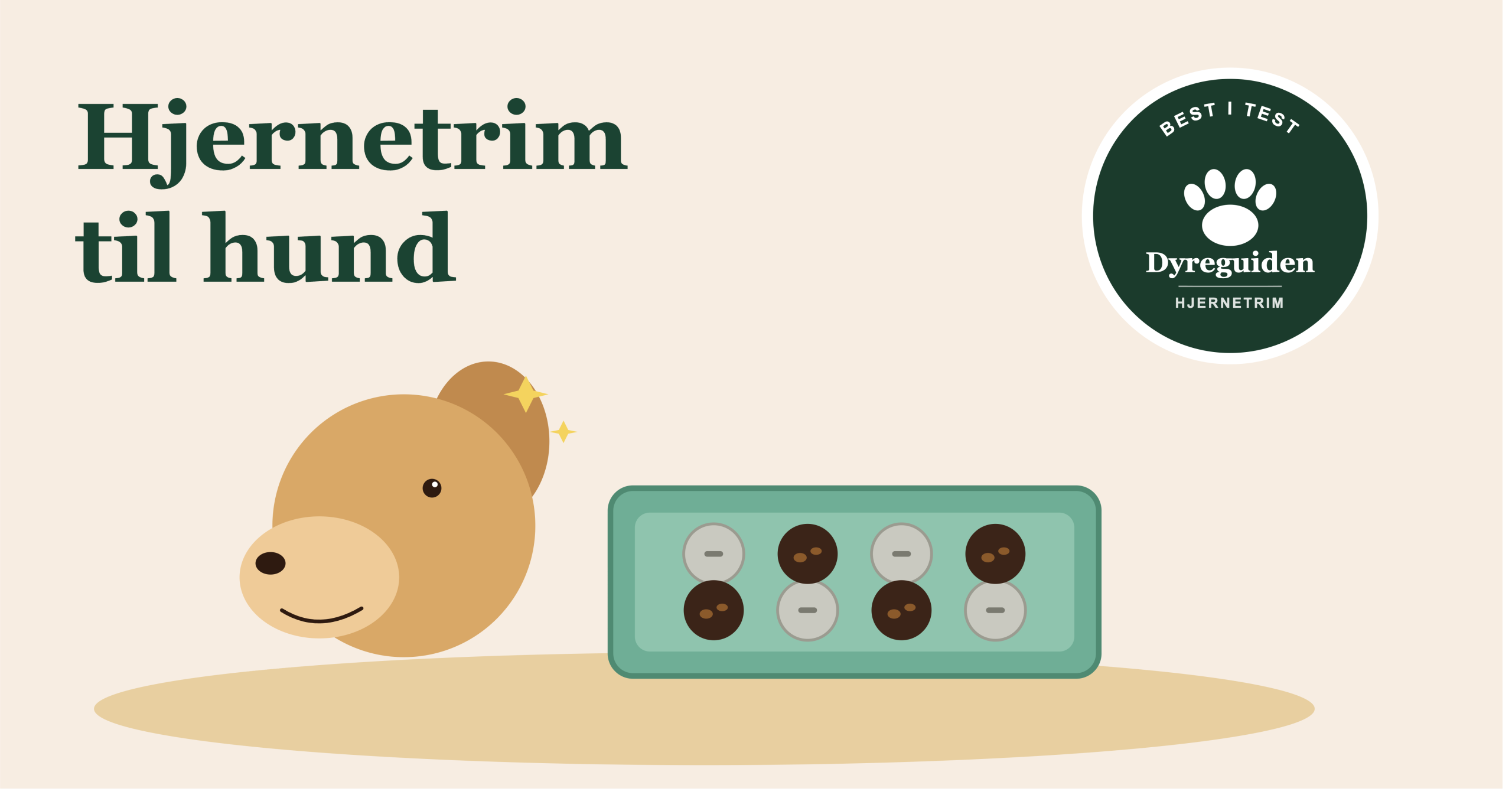Hjernetrim til hund – best i test 2026